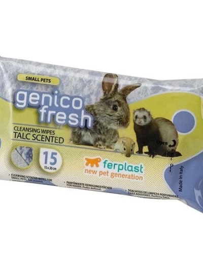 Ferplast Genico Fresh Kemirgen Temizlik Mendili 15 Adet 13x20 Cm