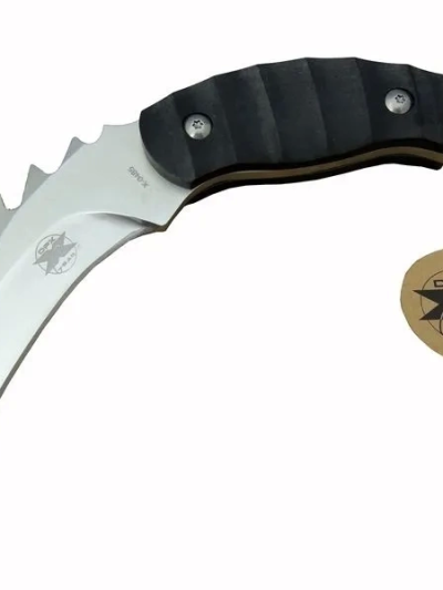 Gear Kargo X 0485 Tırtıklı Karambit Outdoor Bıçak 20 Cm - Kılıflı