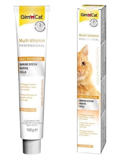 Gimcat Multi Vitamin Paste 12 Vitaminli Kedi Malt Macunu 100 Gr