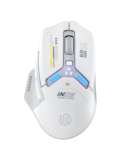 İnphic İn9 Kablosuz Oyun Faresi Gerçek Üç Modlu Bluetoothtip-cwired2.4g Kablosuz Mouse10000 Dpl-