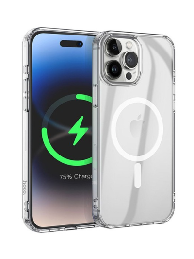Hoco Iphone 15 Pro Max Anti-fall Darbe Önleyici Airbag Manyetik Magsafe Silikon Kılıf-