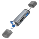 Ally Ads-307 3 In 1 Usb Micro Usb Type-c Otg Kart Okuyucu-