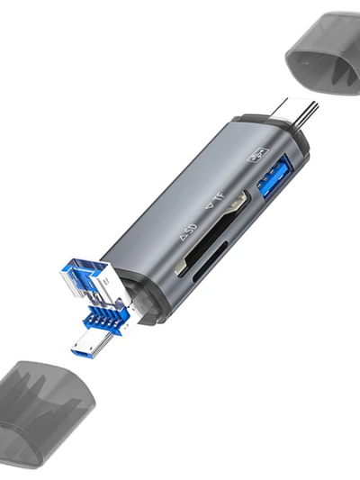Ally Ads-307 3 In 1 Usb Micro Usb Type-c Otg Kart Okuyucu-