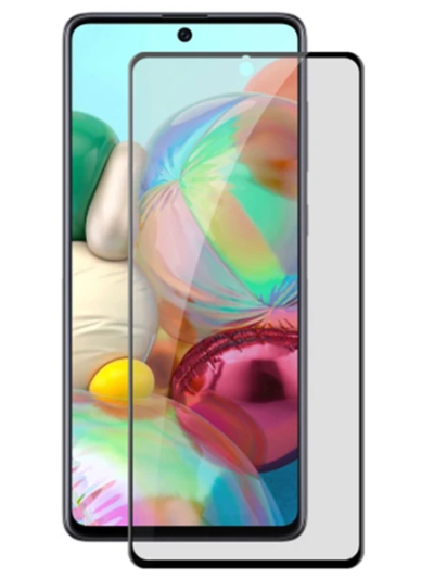 Ally Sm Galaxy A71 3d Full Privacy Gizlilik Tempered Cam Ekran Koruyucu-