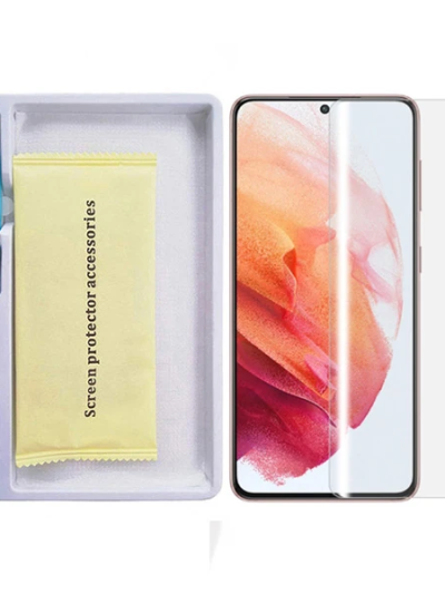 Sm Galaxy S21 Full Uv Liquiduv Işık 3dkırılmaz Cam Ekran Koruyucu-