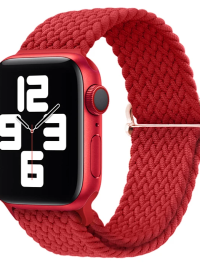 Ally Apple Watch 7-8 41mm 6-5-4 40mm Japon Tokalı Elastik Kayış Kordon 3-2-1 38mm-