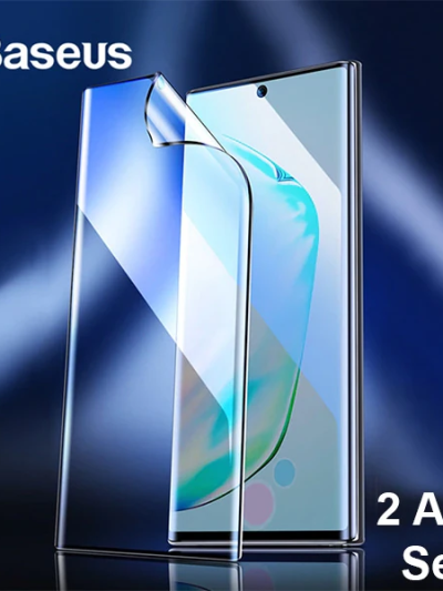 Baseus Sm Galaxy Note 10 Full Ekran Koruyucu 0.15mm 2 Adet Set 0.15mm Full-screen Curved Anti-explos-