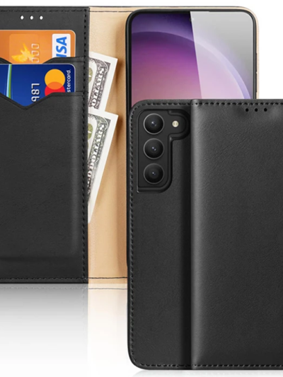 Dux Ducis Sm Galaxy S23 Kılıf Mıknatıslı Cüzdanlı Deri Kılıf Hivo Series-