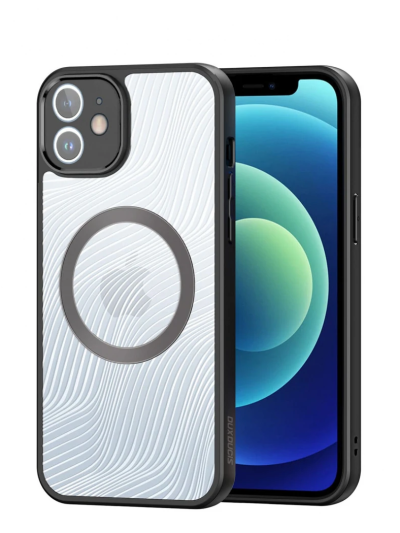 Dux Ducis Iphone 12 Aimo Series Mag Safe Buzlu Sert Pc-tpu Kılıf-