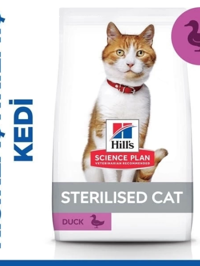 Hills Young Sterilised Ördekli Kısırlaştırılmış Kedi Maması 82 Kg