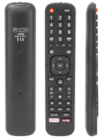 Hisense Rm-l1335 Plus Netflix-youtube Tuşlu Lcd-led Tv Kumanda