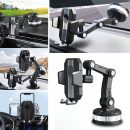 Jel Vantuzlu Cama Takılabilen Güçlü 360 Derece Dönebilen Ayarlanabilir Araç Içi Vantuzlu Telefon Tut