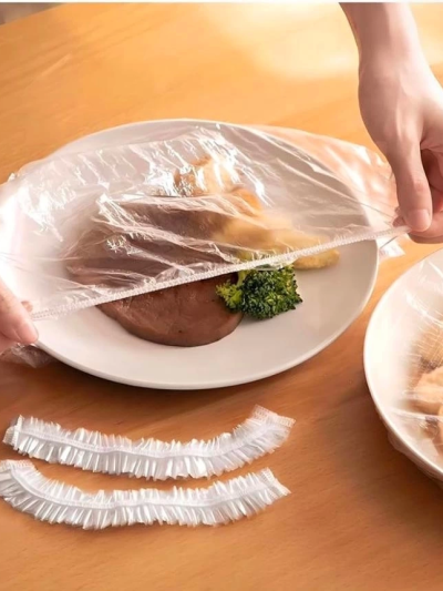 Lastikli Tencere Ve Tabak Bonesi 100 Adet (22cm)