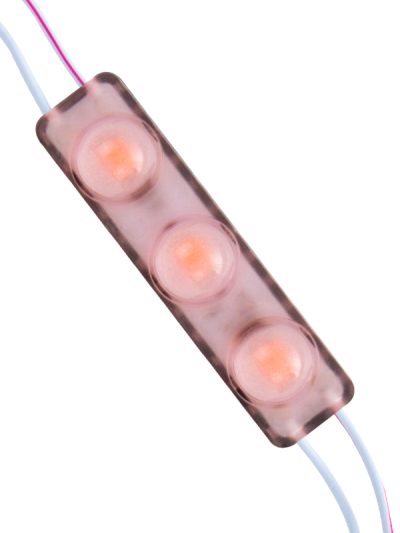 Modül Led 12v 1.5w Pembe Yanip Sönen Parlak Tek Renk 2835 69 X 16 Mm Ip65 160-180lm 160 Derece