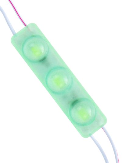 Modül Led 12v 1.5w Yeşi̇l Yanip Sönen Parlak Tek Renk 2835 69 X 16 Mm Ip65 160-180lm 160 Derece
