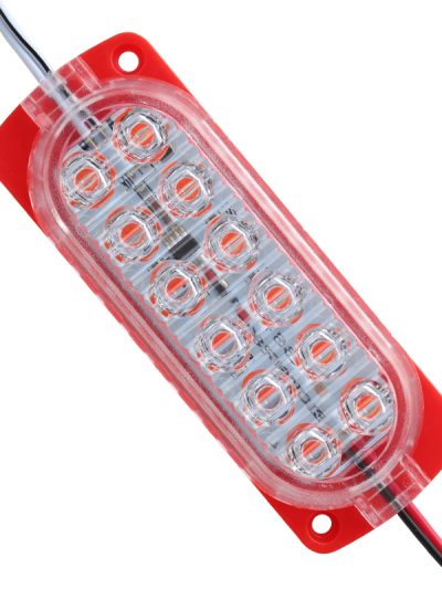 Parlak Yanip Sönen Kirmizi Modül Led 2835 24 Volt 1.2 Watt