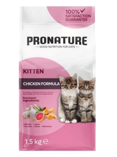 Pronature Kitten Tavuklu Ve Pirinçli Yavru Kedi Maması 10 Kg