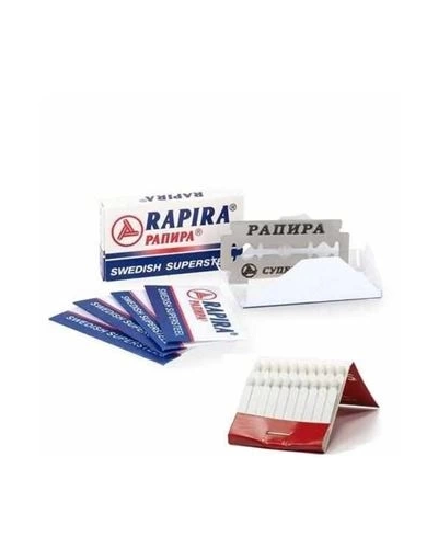 Rapira Platinum 10 Adet Tıraş Jileti Kantaşı Seti