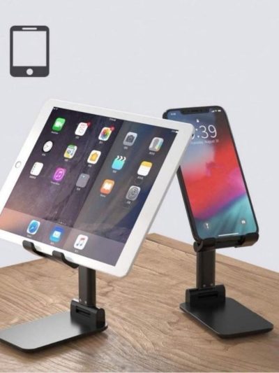 Siyah Aynalı Cep Telefonu Sabitleyici Stand Katlanabilir Ayarlanabilir Telefon Standı