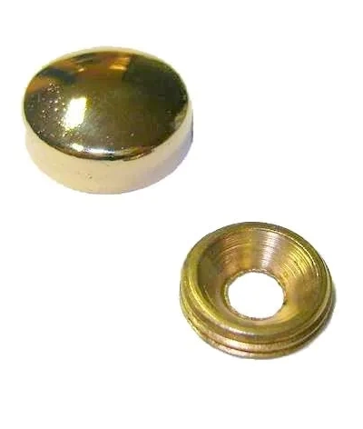 Vida Kapama Kapağı 15 Mm, Sarı - 100 Adet