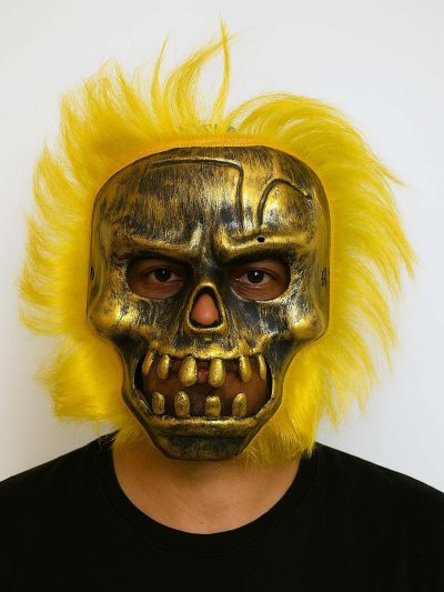 wild-skull---bakir-kafatasi-sari-sacli-iskelet-maske-resim-5125